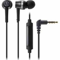 Audio Technica | AUDIO-TECHNICA CKR30ISBK SONIC-FUEL HP, BLACK IN-EAR HEADPHONES IN-LINE MIC & CONTROL