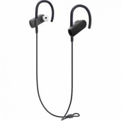 Bluetooth Kopfhörer | Audio-Technica SonicSport® Wireless In-Ear Headphones with Mic & Control - Black