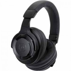 Audio Technica | Audio-Technica Solid Bass® Wireless Over-Ear Headphones with Built-in Mic & Control - Black