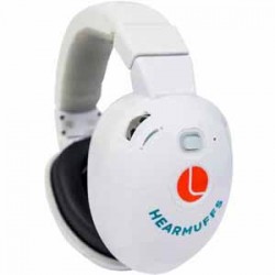 Lucid Audio | Lucid Audio LA-INFANT-ASM-WH Infant Muff Active- HearMuff Sounds Active noise cancellation Includes 4 pre-recorded sounds to calm the child 