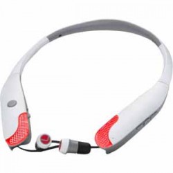 Lucid Audio | Lucid Audio LA-LEDBTNB-WH Bluetooth Sport Hearbands Stay safe -Hear and be seen LED Safety lights and reflector Amplify outside sounds up to