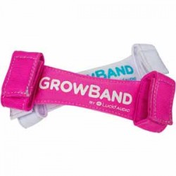 Lucid Audio | Lucid Audio LA-GROWBND-2PK-PW GrowBands for Infant HearMuffs Soft and comfortable design Safe, easy to clean materials Pink and white GrowBa