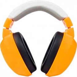 Lucid Audio | Lucid Audio LA-KIDS-PM-OR Passive Orange HearMuffs for Kids Hearing Protection for kids 4-10 Years Soft and comfortable design Safe, easy to