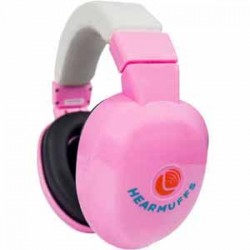 Lucid Audio | Lucid Audio LA-INFANT-PM-PP Infant Passive Pink HearMuffs Hearing Protection for Infants from Birth to 4 Years Soft and comfortable design S