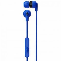 koptelefoon | Skullcandy Ink''d + Wired Blue Call and Track Control Microphone, Noise Isolating Fit S2IMY-M686