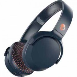 Bluetooth Headphones | Skullcandy S5PXW-L673 Blue SKDY Riff BT Blue 12HR Battery, Rapid Charge Memory Foam Ear Cushions 878615092419
