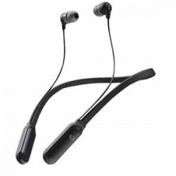 Bluetooth & Wireless Headphones | Skullcandy Ink''d + Wireless Black 8 hrs of Battery Life Rapid Charge - 10min = 2hr S2IQW-M448