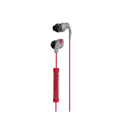 Fülhallgató | SKULLCANDY Method - Kopfhörer (In-ear, Grau/Rot)