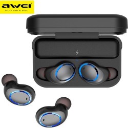 Bluetooth fejhallgató | Awei T3 Air Tws Kulakiçi Mini Bluetooth V 5.0 Şarj Standlı İkili Kulaklık