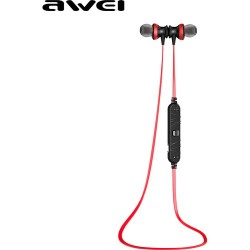 Bluetooth Headphones | Awei Stereo Bluetooth Kulaklık (Ter ve Suya Karşı Dayanıklı) A980BL - Kırmızı