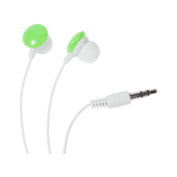 VIVANCO Color Buds - Kopfhörer (In-ear, Grün/Weiss)