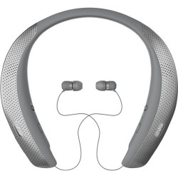 LG HBS-W120 Tone Studio Kablosuz Bluetooth - Hoparlörlü Gri Kulaklık