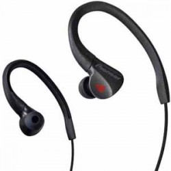 Pioneer SE-E3M-B Ironman Sports Earphones Water Resistant IPX-2 Earhook