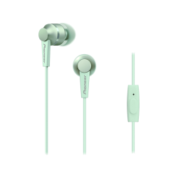 Ακουστικά In Ear | PIONEER SE-C3T-GR fülhallgató mikrofonnal, zöld