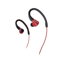 Kopfhörer | PIONEER SE-E3 - Kopfhörer mit Ohrbügel (In-ear, Rot)