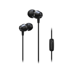 Ακουστικά In Ear | PIONEER SE-QL2T-B fülhallgató, mikrofonnal, fekete