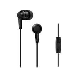 Ακουστικά In Ear | PIONEER SE-C3T-B fülhallgató mikrofonnal, fekete