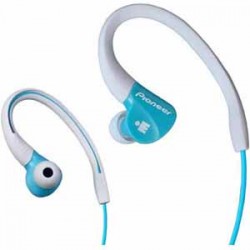 Pioneer SE-E3M-GR Ironman Sports Earphones Water Resistant IPX-2 Earhook