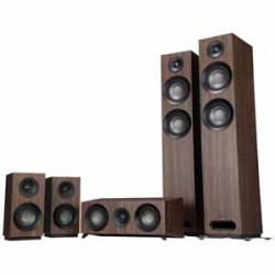 Jamo | Jamo S 807 HCS Complete 5.0 Home Theater System (Walnut)