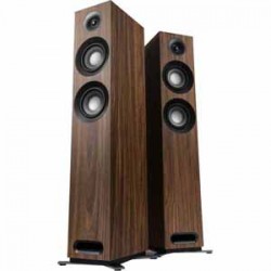 Jamo | Jamo S 807 JAMO S 807 Walnut Pair Dual 5 Floorstander 1 Soft Dome Tweeter (Pair)