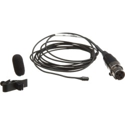 Shure | Shure B6 Omnidirectional Lavalier Microphone for Shure Transmitters (Black)