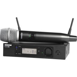 Shure GLXD24R/SM86 Advanced Digital Wireless Handheld Microphone System with SM86 Capsule (2.4 GHz)