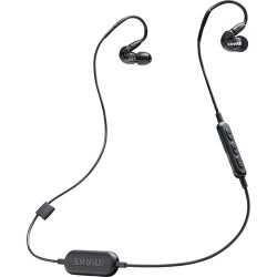 Bluetooth Hoofdtelefoon | Shure SE215-BT1 Sound-Isolating Earphones with RMCE-BT1 Bluetooth Cable (Black)