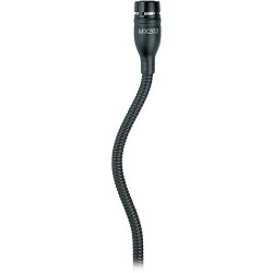 Shure | Shure MX202BP/S - Plate Mount Super-Cardioid Hanging Condenser Microphone (Black)