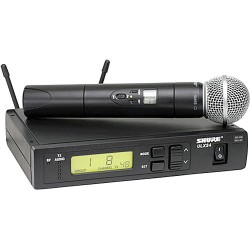 Shure | Shure ULXS24/58 Wireless Handheld Microphone System with SM58 Capsule (G3: 470 to 506 MHz)