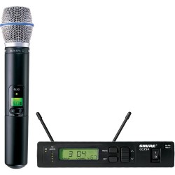 Shure ULXS24/87A Wireless Handheld Microphone System with Beta 87A Capsule (G3: 470 to 506 MHz)