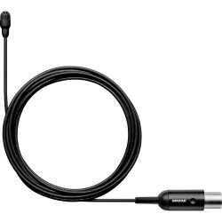 Shure | Shure TwinPlex TL46 Omnidirectional Lavalier Microphone (TA4F, Black)