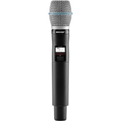 Shure QLXD2/B87C Digital Handheld Wireless Microphone Transmitter with Beta 87C Capsule (G50: 470 to 534 MHz)