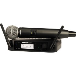 Shure | Shure GLXD24/SM58 Digital Wireless Handheld Microphone System with SM58 Capsule (2.4 GHz)