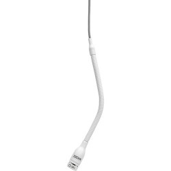 Shure | Shure MX202W-A/C Microflex Overhead Cardioid Mic with Stand Adapter (White)