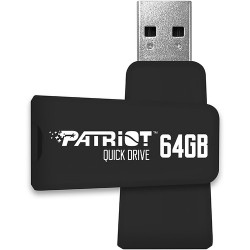 Patriot 64GB Quickdrive Swivel USB 3.1 Drive (Blue)