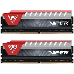 Patriot 16GB Viper Elite DDR4 2800 MHz UDIMM Memory Kit (2 x 8GB, Red)