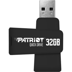 Patriot 32GB Quickdrive Swivel USB 3.1 Drive (Black)