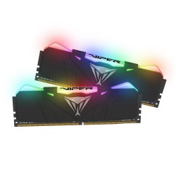 Patriot 16GB Viper RGB Series DDR4 3600 MHz UDIMM Memory Module Kit (2 x 8GB, Black)