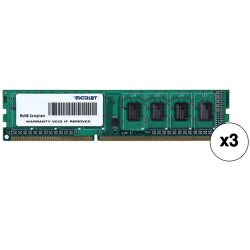 Patriot 12GB DDR3 1600 MHz DIMM Signature Line Memory Kit (3 x 4GB)