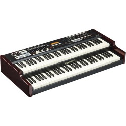 Hammond | Hammond Sk2 - Portable Hammond Organ and Stage Keyboard (Burgundy/Black)