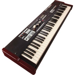 Hammond | Hammond Sk1-73 - Portable Hammond Organ and Stage Keyboard (Burgundy/Black)