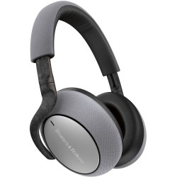 Bluetooth Headphones | Bowers & Wilkins PX7 Wireless Over-Ear Noise-Canceling Headphones (Silver)