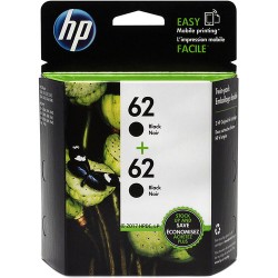 HP | HP 62 Black Ink Cartridge (2-Pack)