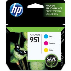 HP | HP 951 Cyan, Magenta, and Yellow Ink Cartridge Combo Pack