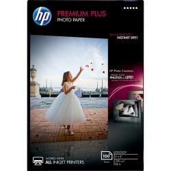 HP | HP Premium Plus Photo Paper, Glossy (100 Sheets, 4 x 6)