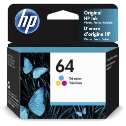 HP 64 Tri-Color Ink Cartridge (4mL)