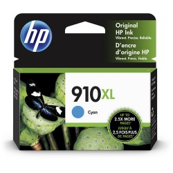 HP 910XL High-Capacity Cyan Ink Cartridge