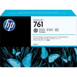 HP 761 Dark Gray Designjet Ink Cartridge (Dye, 400 ml)