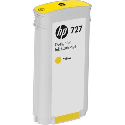 HP 727 Yellow Designjet Ink Cartridge (130 ml)