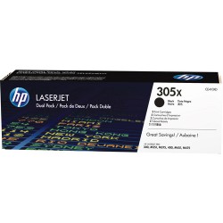 HP | HP 305X 2-Pack High Yield Black LaserJet Toner Cartridge